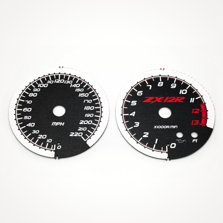 Kawasaki ZX-12R Ninja 2000-2001 220MPH Black - 1