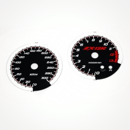 Kawasaki ZX-12R Ninja 2002-2006 KM/H Black - 1