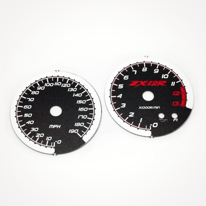 Kawasaki ZX-12R Ninja 2002-2006 MPH Black - 1