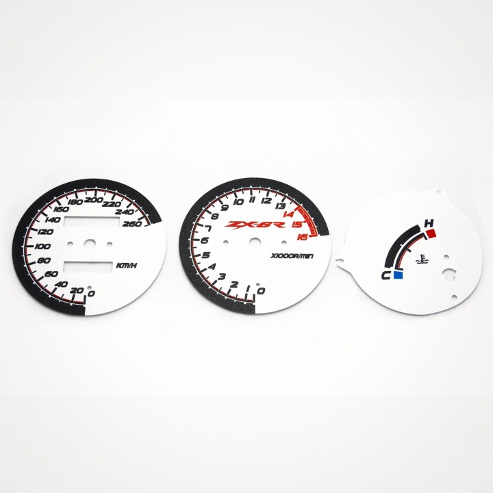 Kawasaki ZX-6R Ninja 600 1995-1997 KM/H White - 1