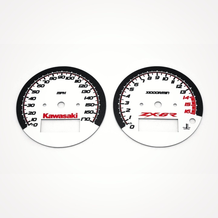 Kawasaki ZX-6R Ninja 600 1998-1999 MPH White - 1