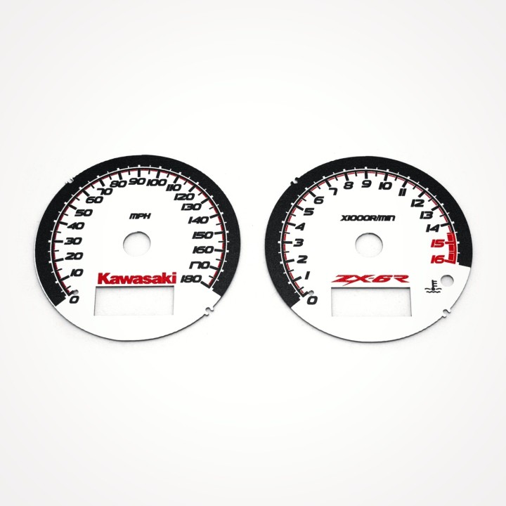 Kawasaki ZX-6R Ninja 600 2000-2002 MPH White - 1