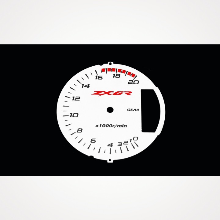 Kawasaki ZX-6R Ninja 600 2007-2008 White - 1