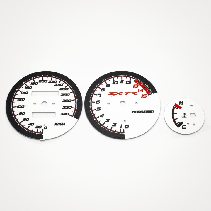Kawasaki ZX-7R 1996-2001 KM/H White - 1