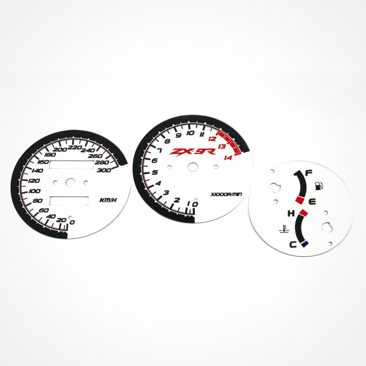 Kawasaki ZX-9R Ninja 900 1994-1997 KM/H White - 1