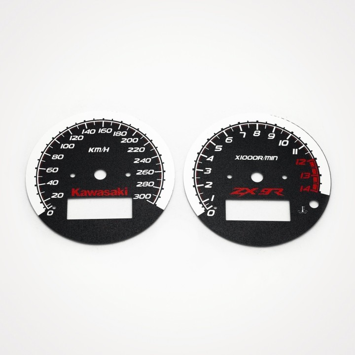 Kawasaki ZX-9R Ninja 900 1998-1999 KM/H Black - 1