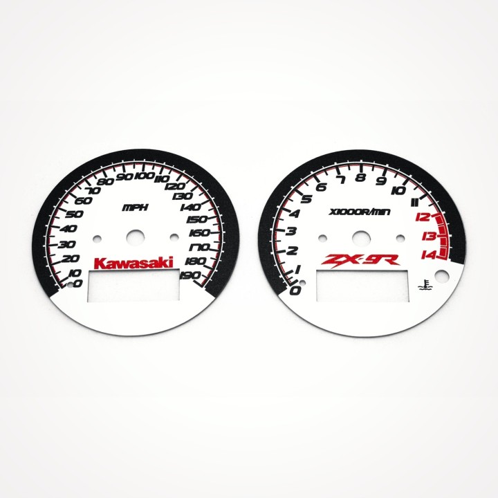 Kawasaki ZX-9R Ninja 900 1998-1999 MPH White - 1