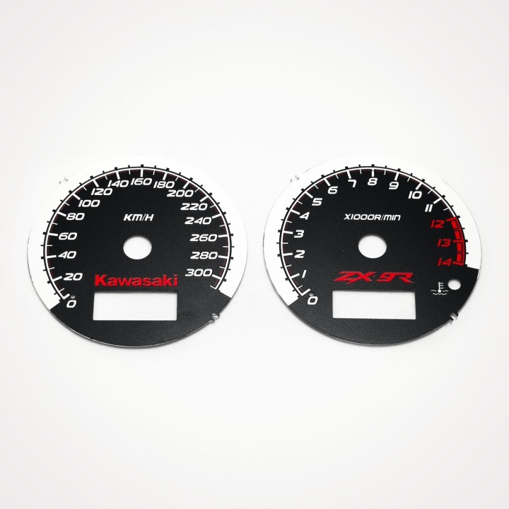 Kawasaki ZX-9R Ninja 900 2000-2003 KM/H Black - 1