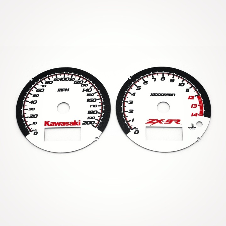 Kawasaki ZX-9R Ninja 900 2000-2003 MPH White - 1