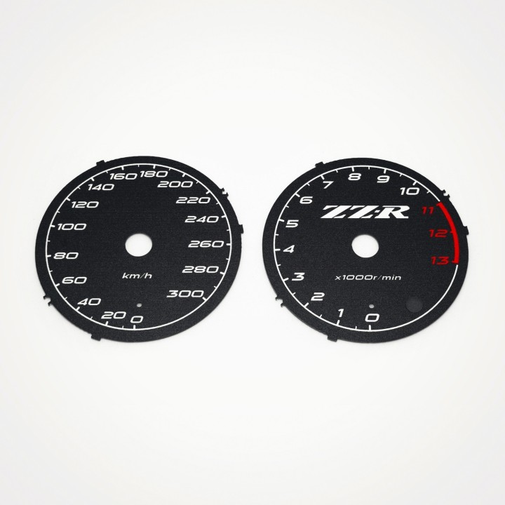 Kawasaki ZZR 1400 2006-2011 KM/H Black - 1