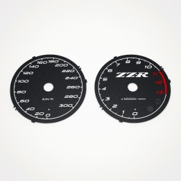 Kawasaki ZZR 1400 ABS 2006-2011 KM/H Black - 1