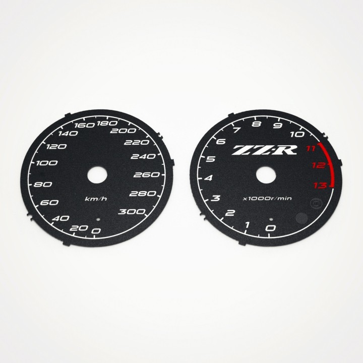 Kawasaki ZZR 1400 ABS 2006-2011 KM/H Black - 1