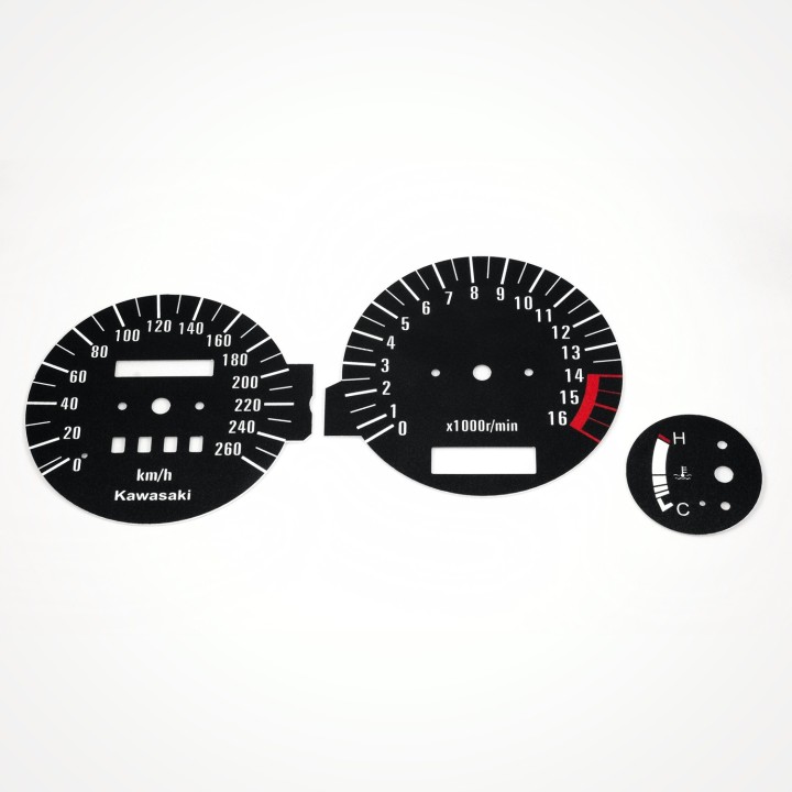 Kawasaki ZZR 600 D ZX6D 1990-1992 KM/H Black - 1