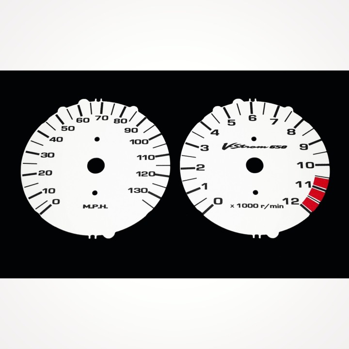 Suzuki DL 650 V-Strom MPH White - 1