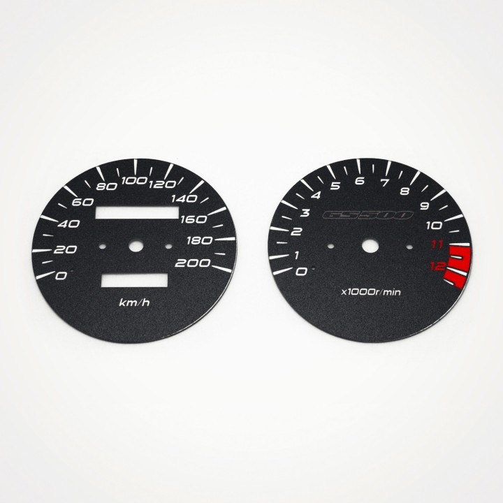 Suzuki GS 500 2005-2008 KM/H Black - 1