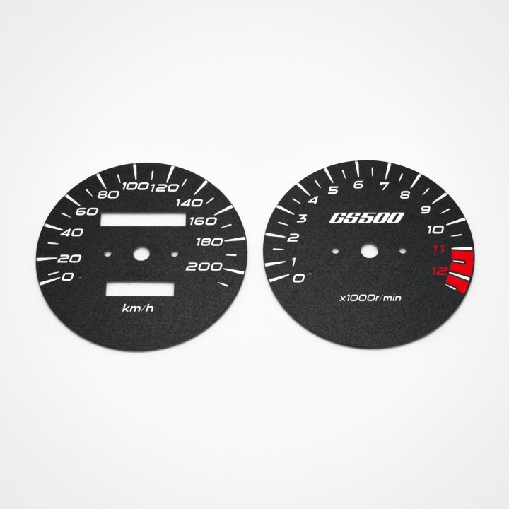Suzuki GS 500 E 1988-2004 KM/H Black - 1