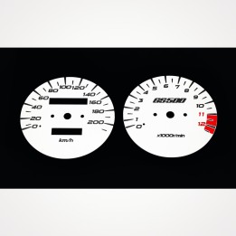 Suzuki GS 500 E 1988-2004 KM/H White - 1