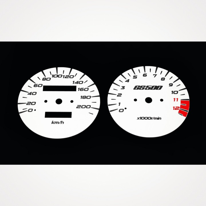 Suzuki GS 500 E 1988-2004 KM/H White - 1