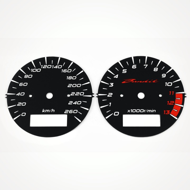 Suzuki GSF 1200 Bandit 2001-2006 KM/H Black - 1