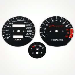 Suzuki GSF 1200 S Bandit 1996-2000 KM/H Black - 1