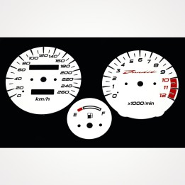 Suzuki GSF 1200 S Bandit 1996-2000 KM/H White - 1