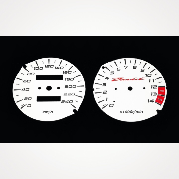 Suzuki GSF 600 Bandit 1995-1999 KM/H White - 1