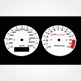 Suzuki GSF 600 Bandit 2000-2001 KM/H White - 1