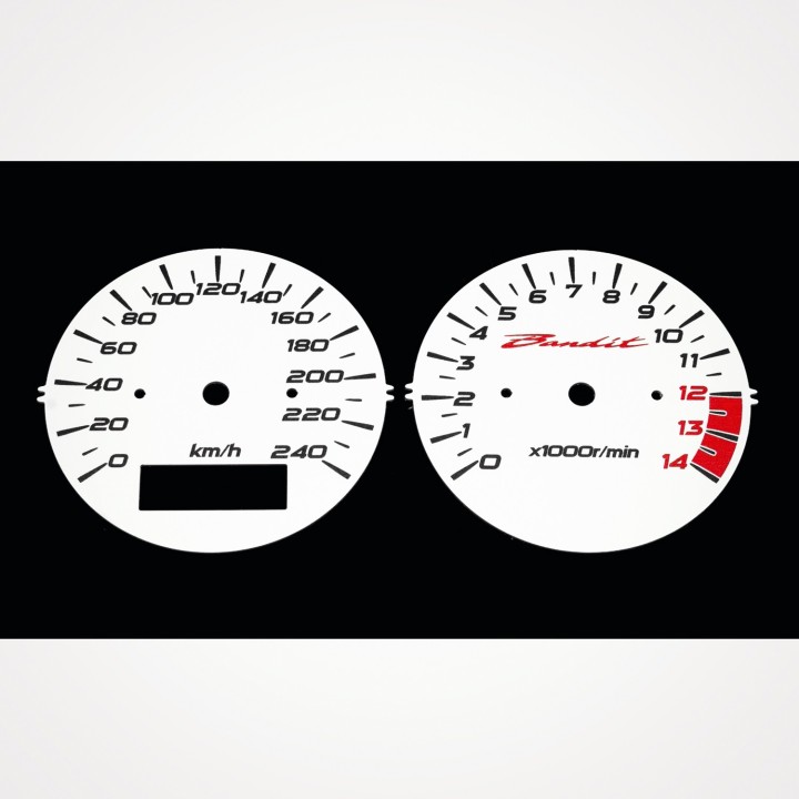 Suzuki GSF 600 Bandit 2000-2001 KM/H White - 1