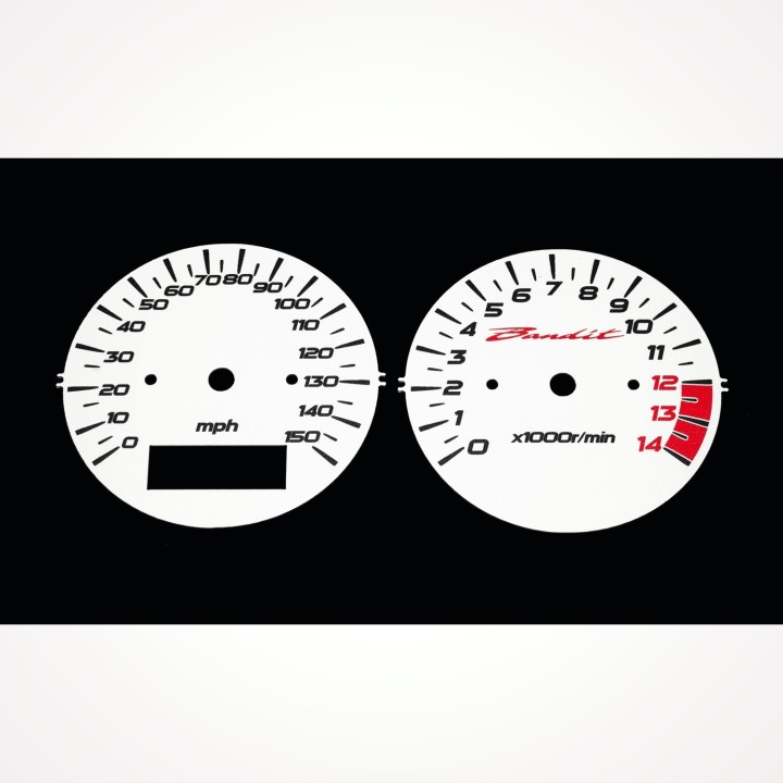 Suzuki GSF 600 Bandit 2000-2001 MPH White - 1