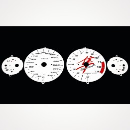 Suzuki GSX 1300 R Hayabusa 1999-2000 KM/H White - 1