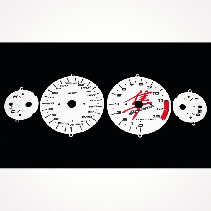 Suzuki GSX 1300 R Hayabusa 1999-2000 MPH White - 1