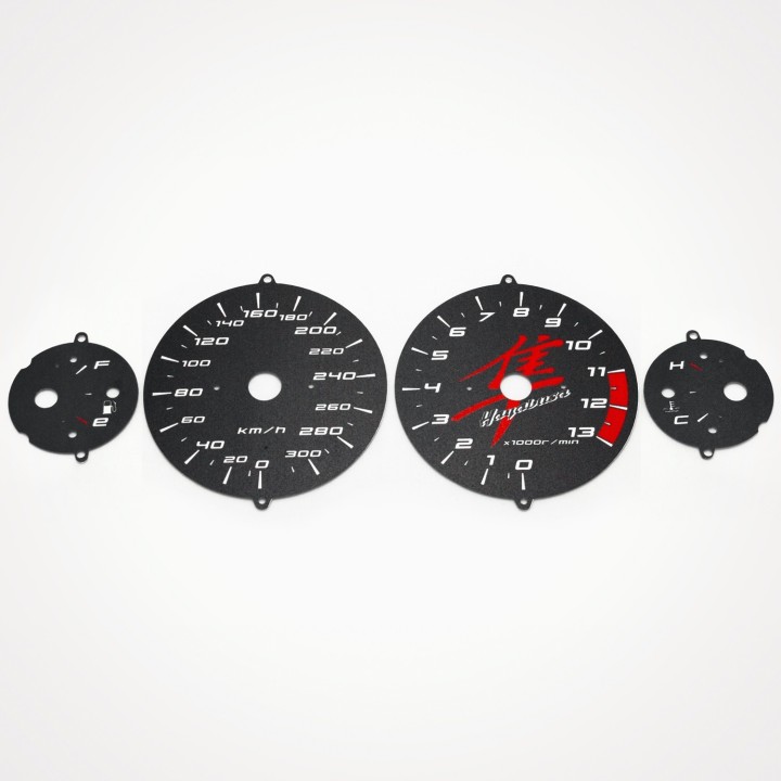 Suzuki GSX 1300 R Hayabusa 2001-2007 KM/H Black - 1