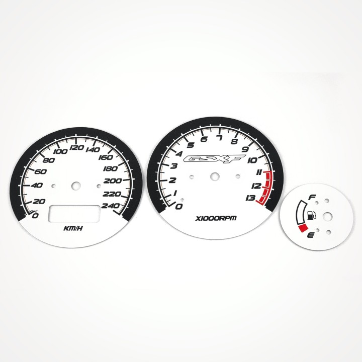 Suzuki GSX 600 F Katana 1998-2004 KM/H White - 1