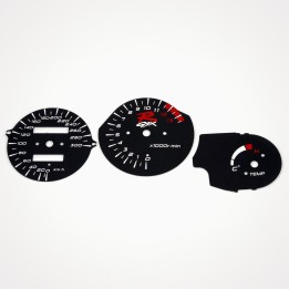 Suzuki GSX-R 1100 1993-98 KM/H Black - 1