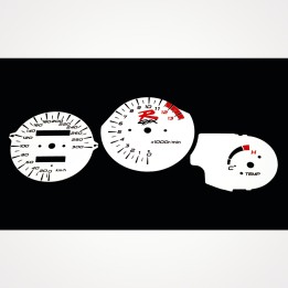 Suzuki GSX-R 1100 1993-98 KM/H White - 1