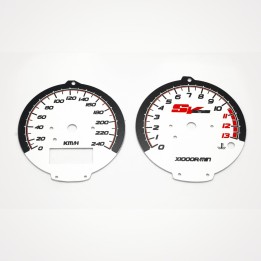 Suzuki SV 650 S 1999-2002 KM/H White - 1