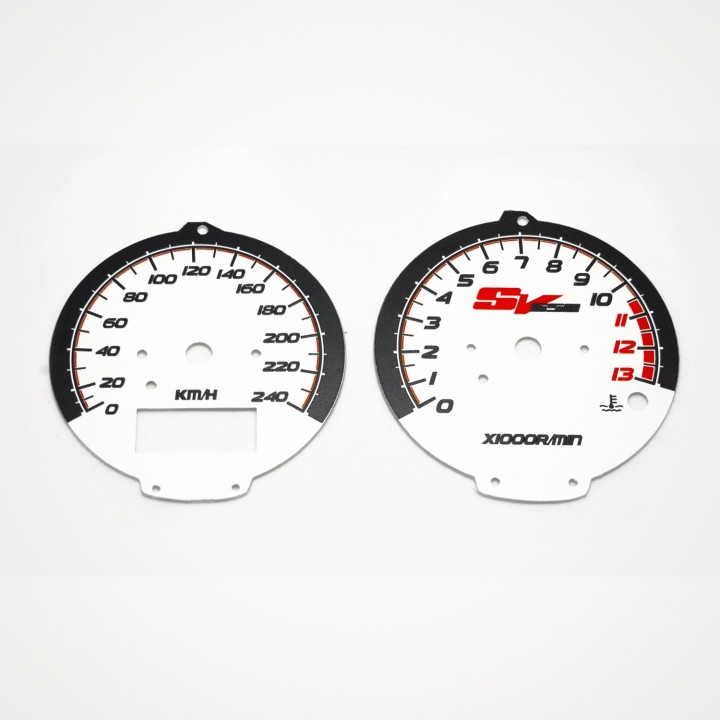 Suzuki SV 650 S 1999-2002 KM/H White - 1