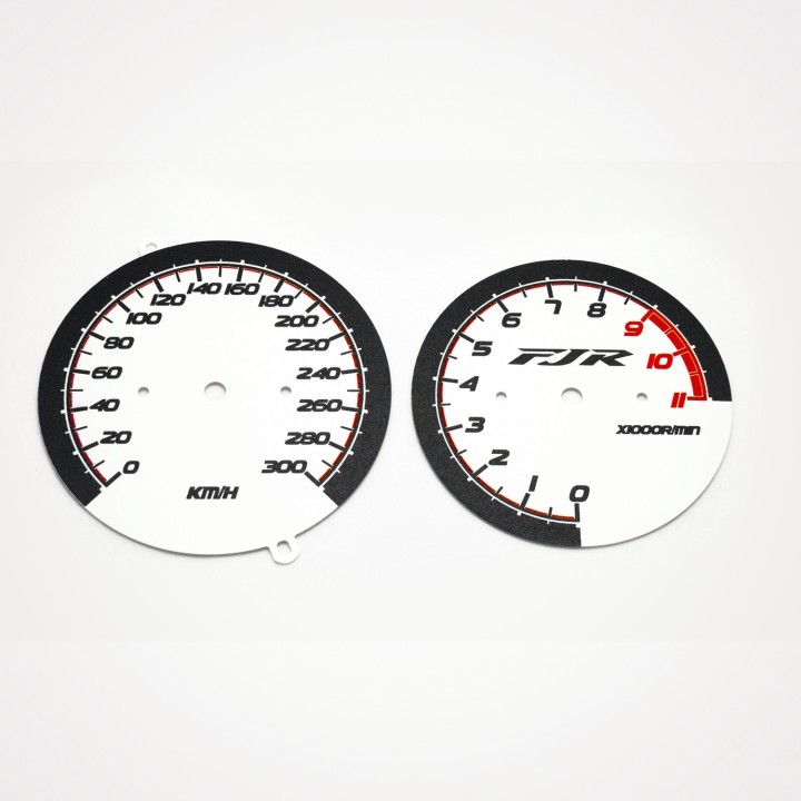 Yamaha FJR 1300 2001-2002 KM/H White - 1