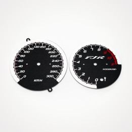 Yamaha FJR 1300 2003-2005 KM/H Black - 1