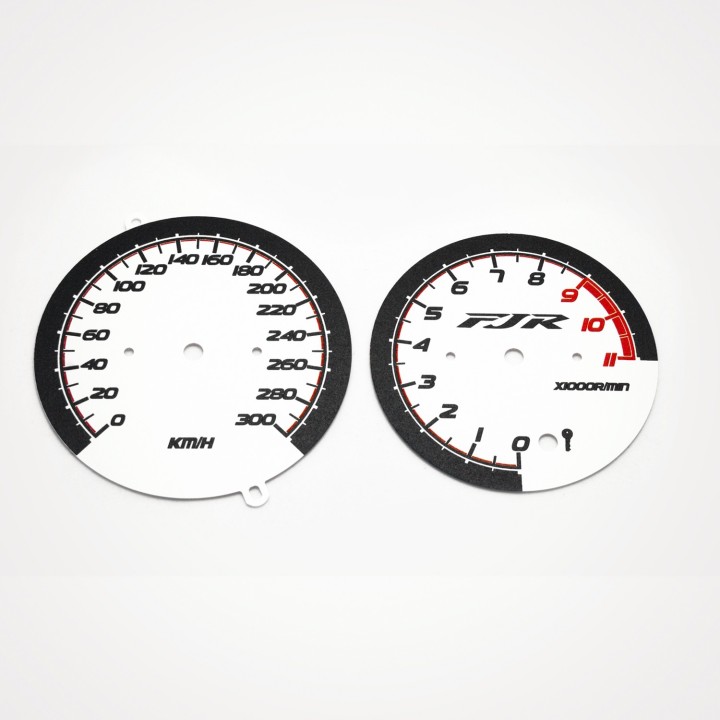 Yamaha FJR 1300 2003-2005 KM/H White - 1