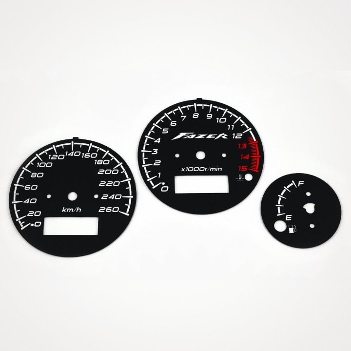 Yamaha FZS 600 Fazer 2001-2003 KM/H Black - 1