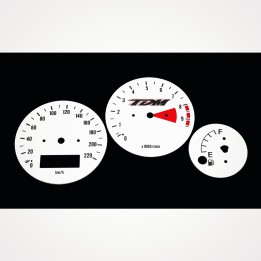 Yamaha TDM 850 1996-2001 KM/H White - 1