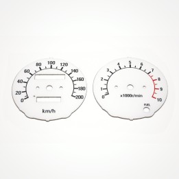 Honda CBR 600 F2 1991-1994  KM/H White