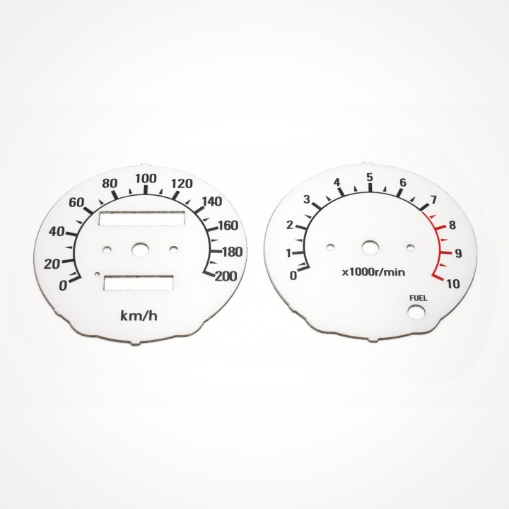 Honda CBR 600 F2 1991-1994  KM/H White