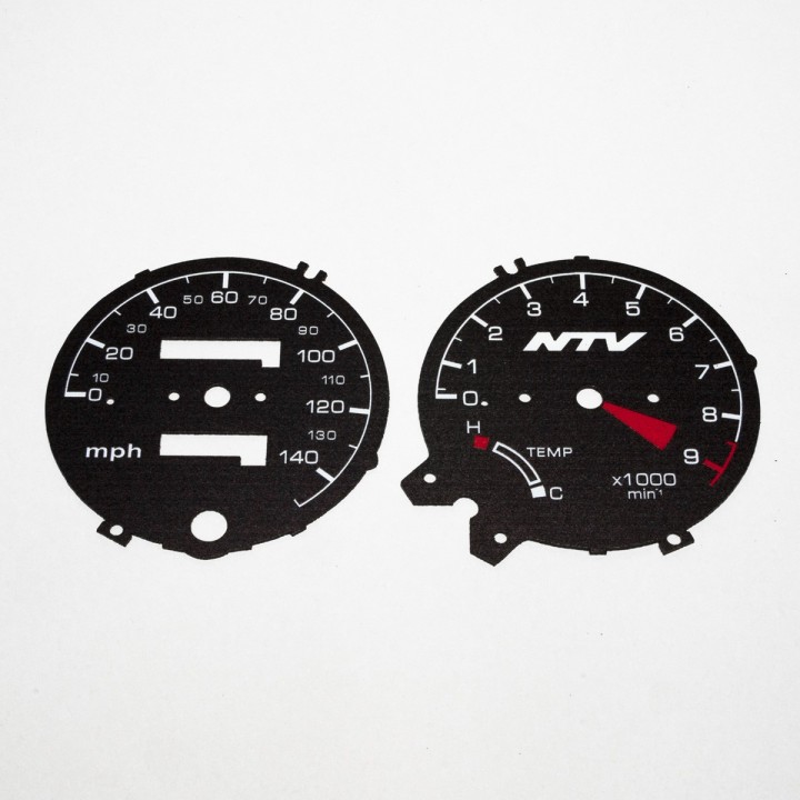 Honda NTV 650 Deauville 1992-1997 MPH Black - 1