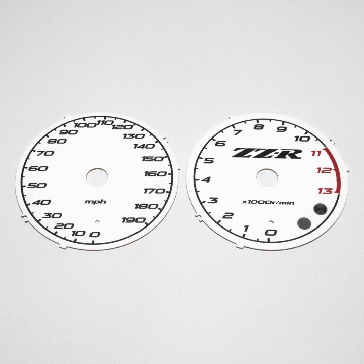 Kawasaki ZZR 1400 ABS 2006-2011 MPH White - 1