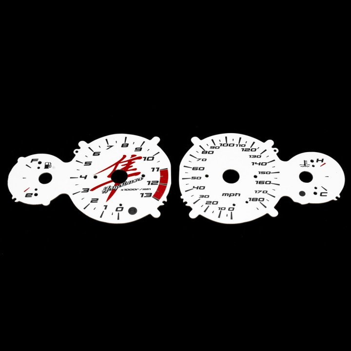 Suzuki GSX 1300 R Hayabusa 2008-2011 MPH White - 1