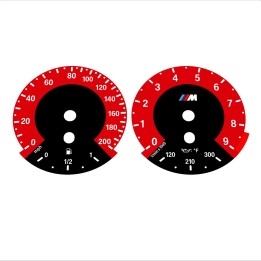 BMW E90 E92 M3 Red - 1M style - 2