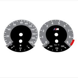 BMW E90 E92 M3 Gray - 1M style - 2