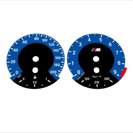 BMW E90 E92 M3 Dark Blue - 1M style - 2